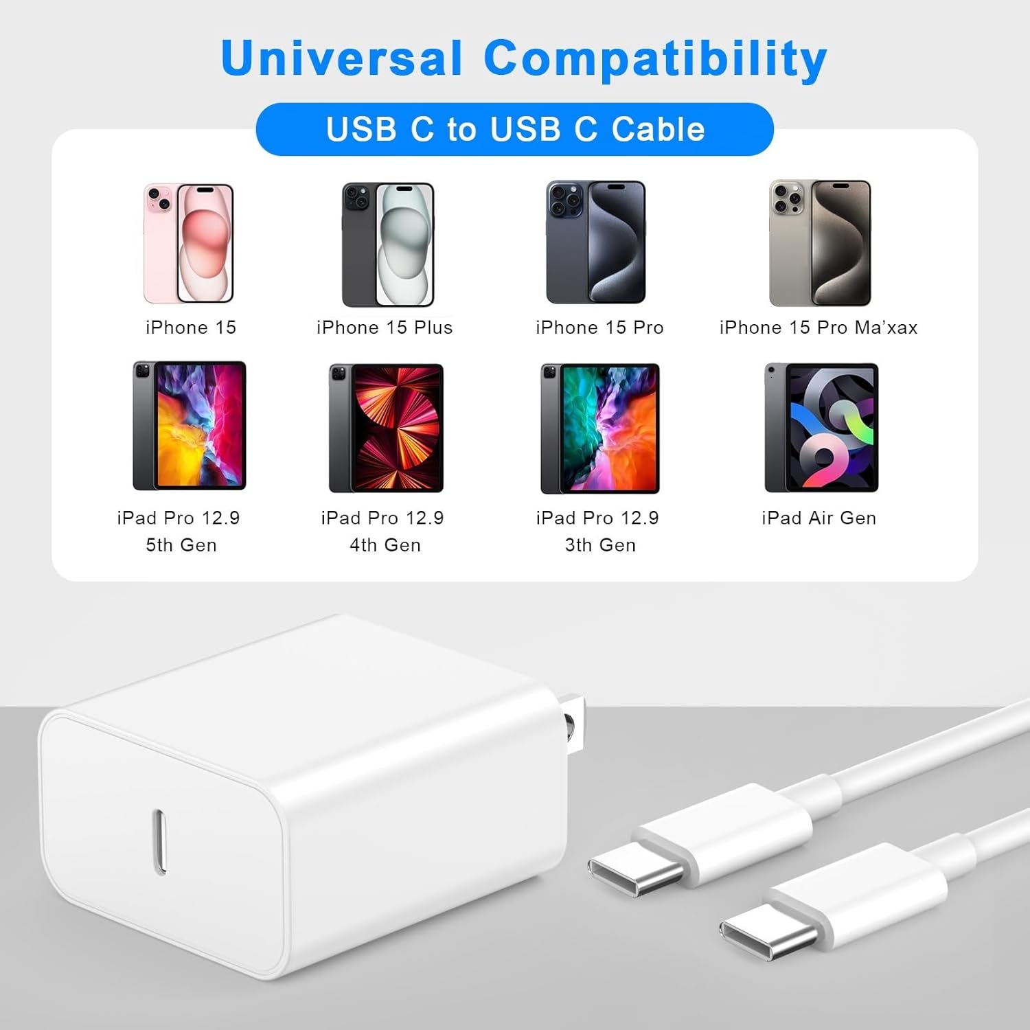 Speedy iPhone Charger Set