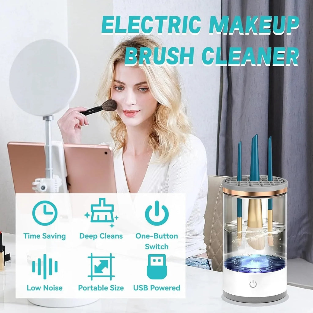 Quick Spin Makeup Brush Cleaner