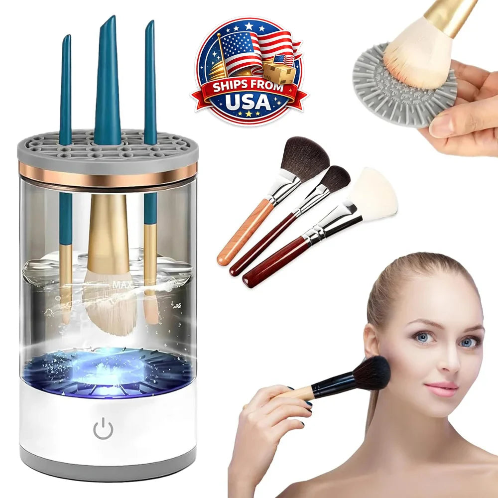 Quick Spin Makeup Brush Cleaner