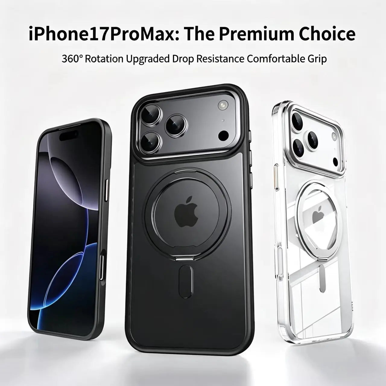 360° Magnetic Phone Stand Case