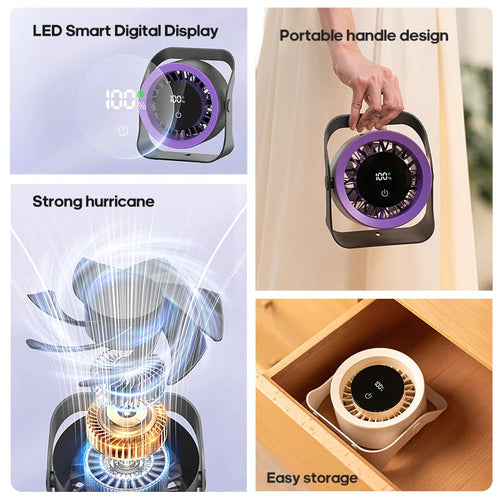 BreezeEasy Rechargeable Cooling Fan