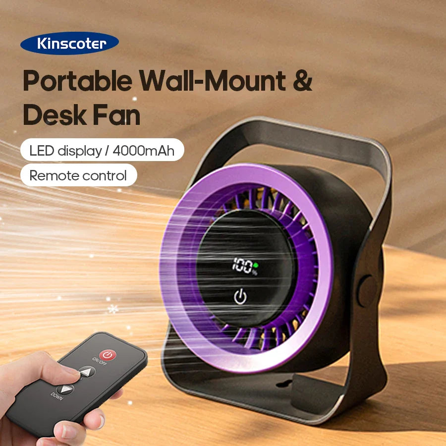 BreezeEasy Rechargeable Cooling Fan